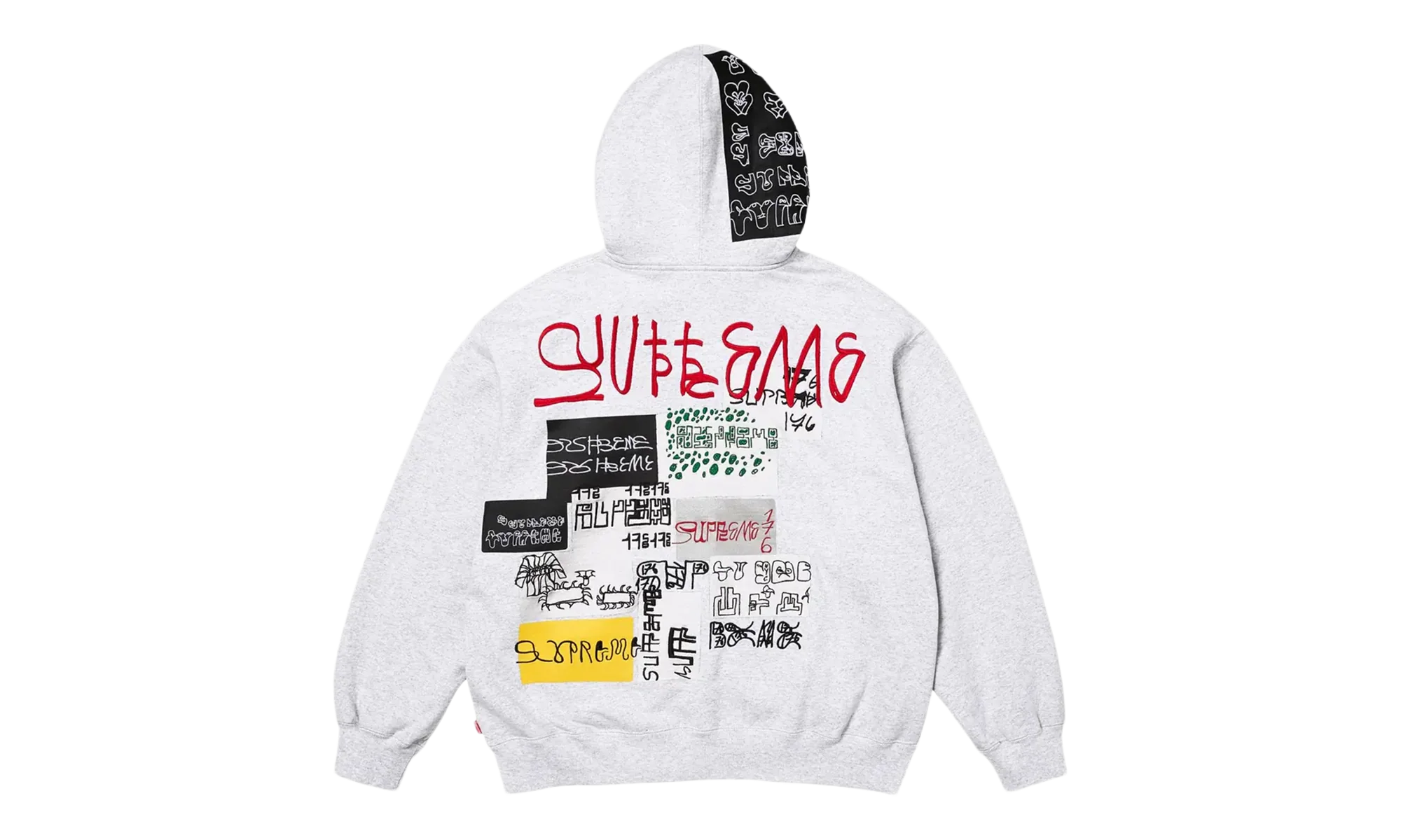 176 Zip Up Hooded Sweatshirt "Heather Grey" SU27003