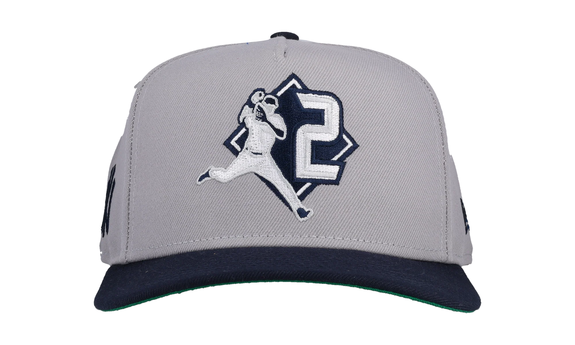 9FIFTY New York Yankees Derek Jeter 2 A Frame Snapback Hat "Grey / Navy" NE281