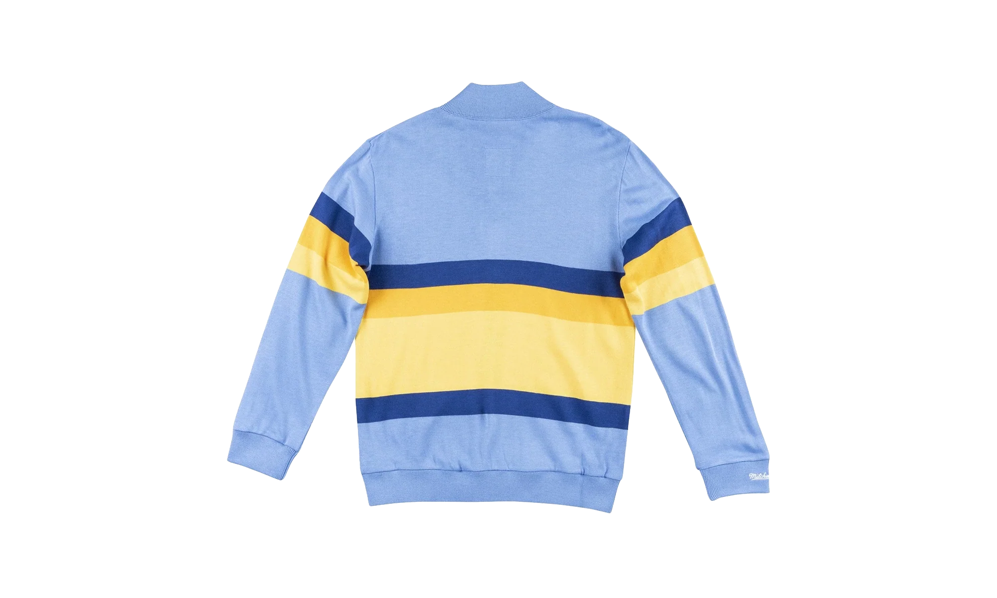 MLB Front Stripe Full Zip Sweater "Milwaukee Brewers - Light Blue" SWTRAJ18024 MBRLTBL