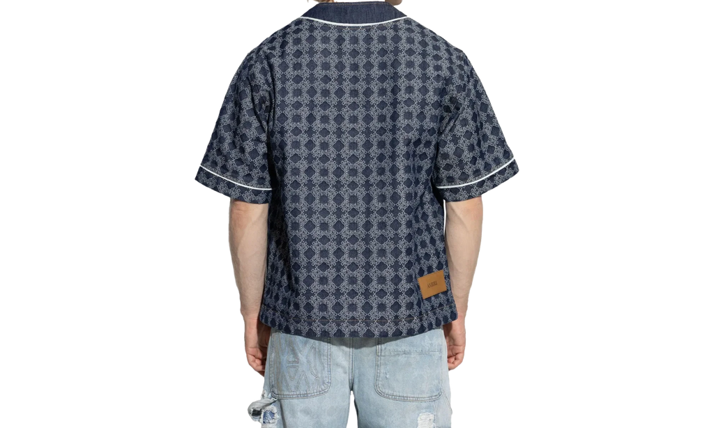Ma Quad Denim Baseball Shirt "RAW INDIGO" AMDNIR1042