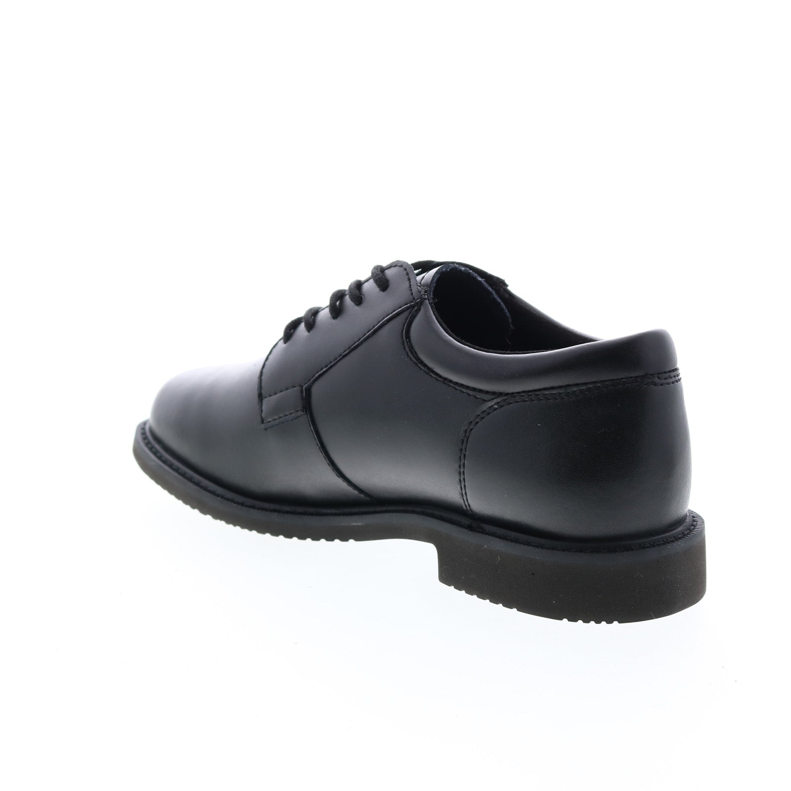 Bates Sentry Lux High Shine E01850 Mens Black Wide Plain Toe Oxfords Shoes