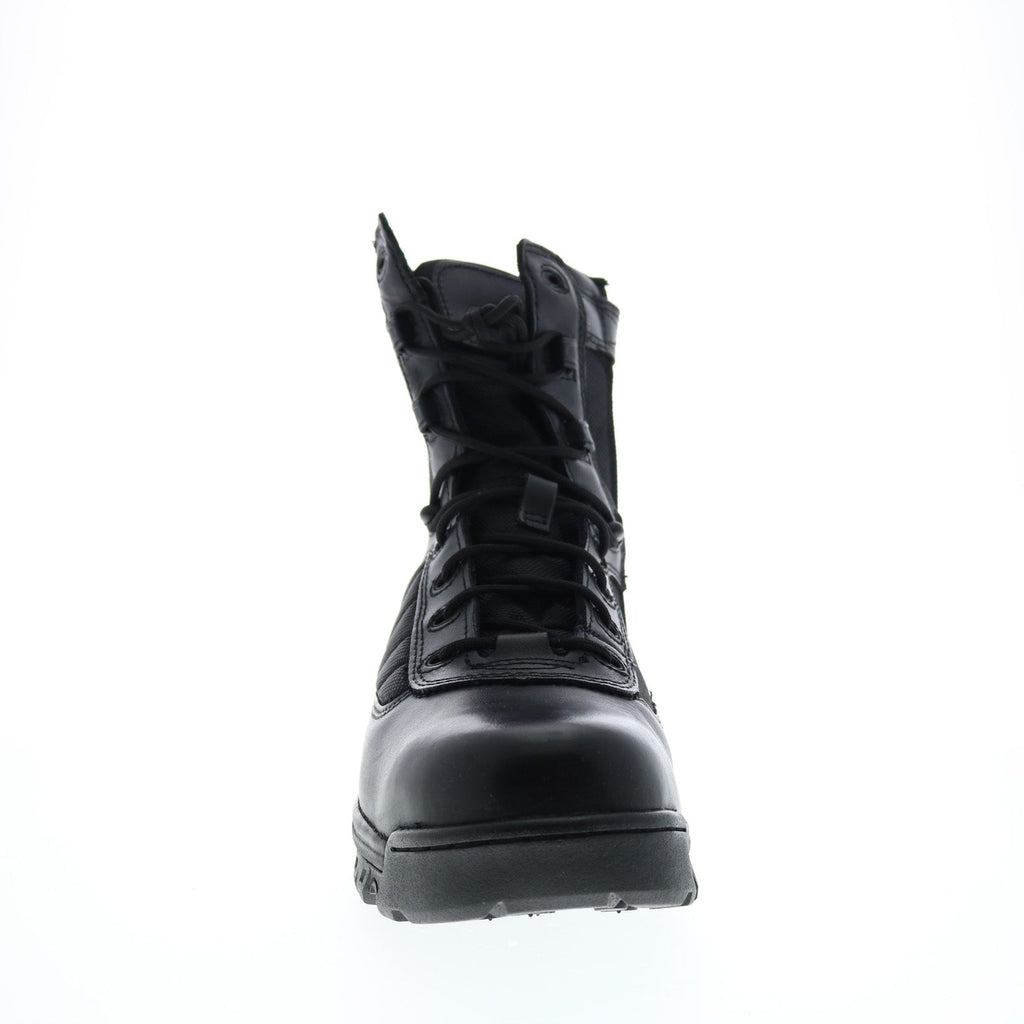 Bates Tactical Sport 8" Side Zip E02261 Mens Black Leather Tactical Boots