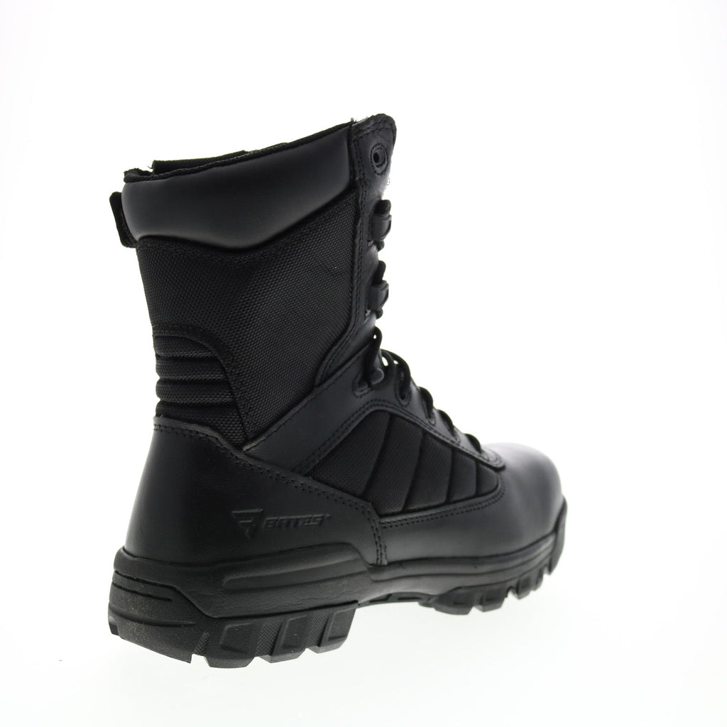 Bates Tactical Sport 8" Side Zip E02261 Mens Black Leather Tactical Boots