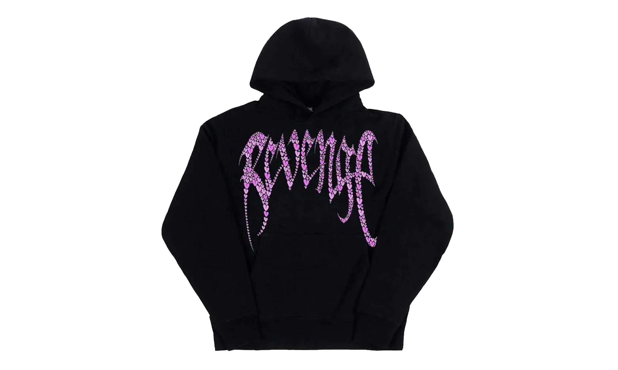 Pink Broken Heart Hoodie "Black" BBCD11B3