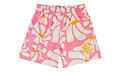 EE BASIC SHORT "SS24 - Pink Daisies/Yellow" EE783