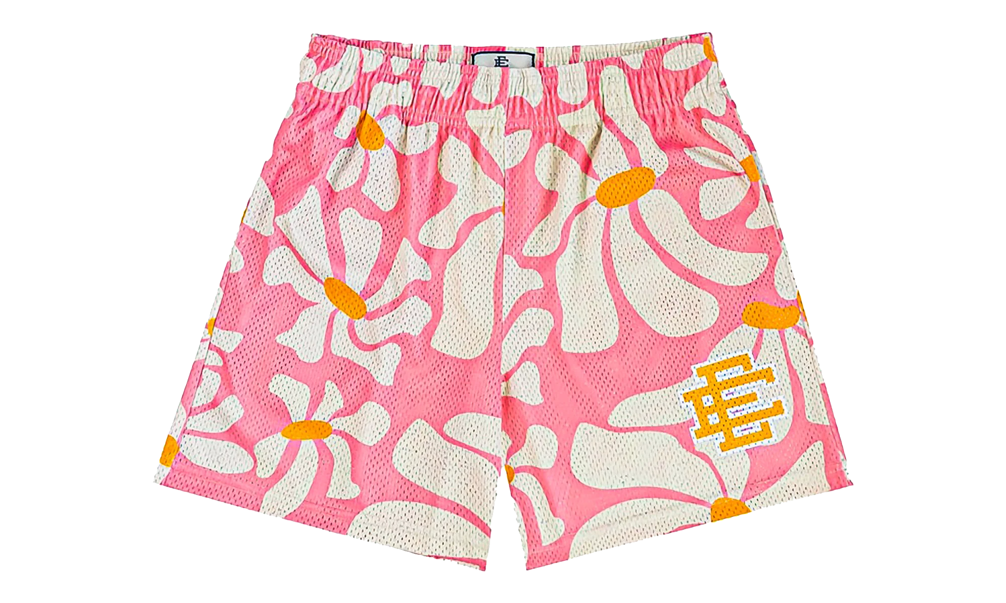 EE BASIC SHORT "SS24 - Pink Daisies/Yellow" EE783