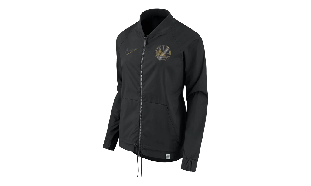 NBA Golden State Warriors Bomber Jacket WMNS "Black" 862368 010