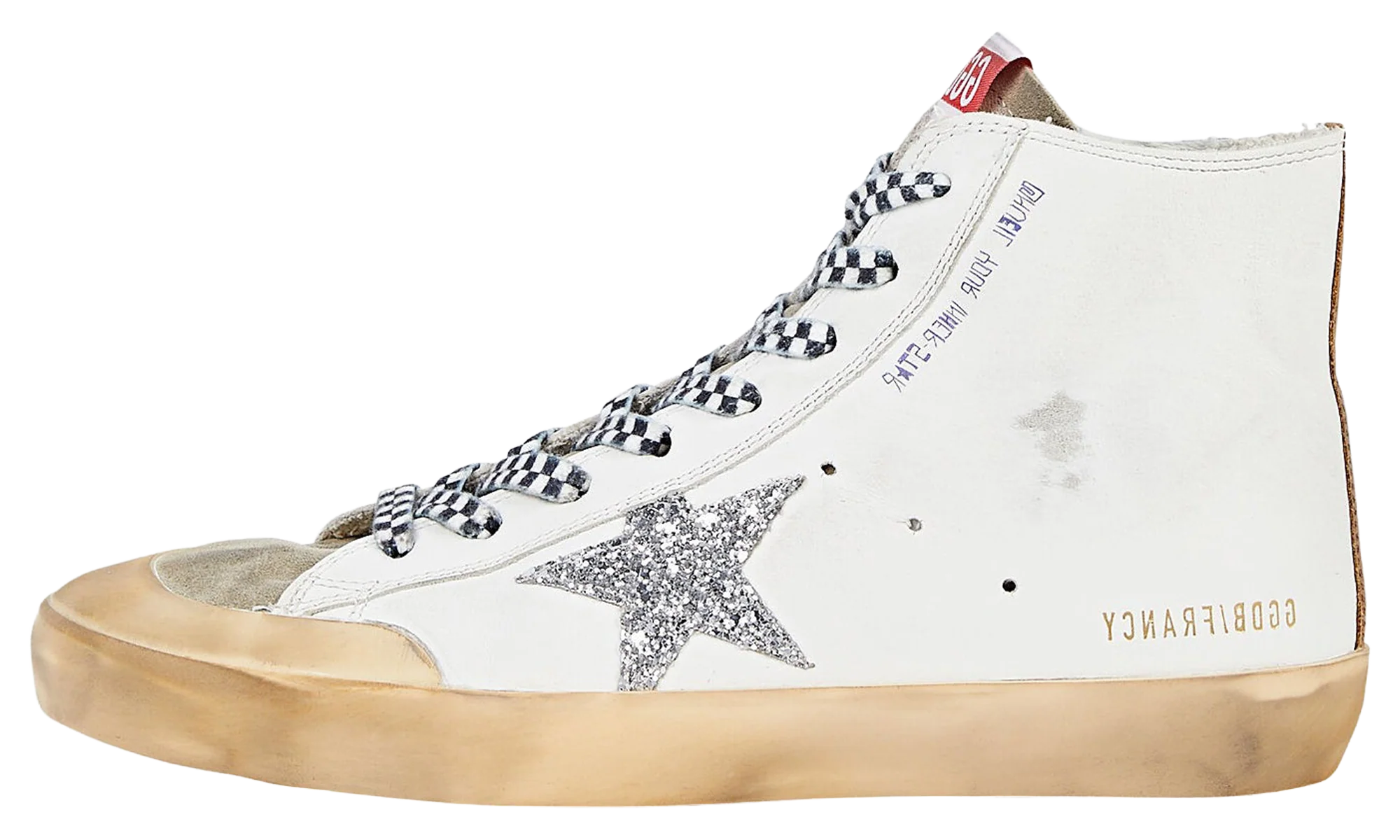 Francy Penstar Classic Shoes "White Glitter Star" GWF00114.F003214.11184