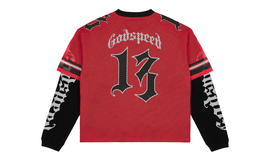 TD Layered Jersey "Black / Red / White" R2B4KFBC