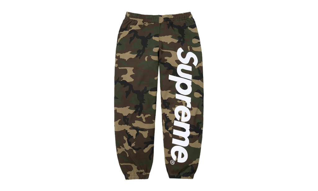 Satin Appliqué Sweatpant "SS26 - Woodland Camo" SU27513