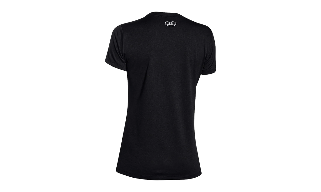 Tech V-Neck Short Sleeve T-Shirt WMNS "Black" 1255839 002