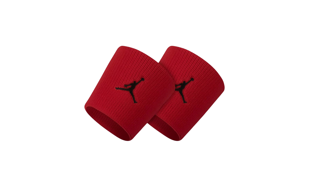 Jumpman Dri-fit Wristbands 2pack Red Unisex Style : Jkn01 "RED/BLACK" JKN01 605