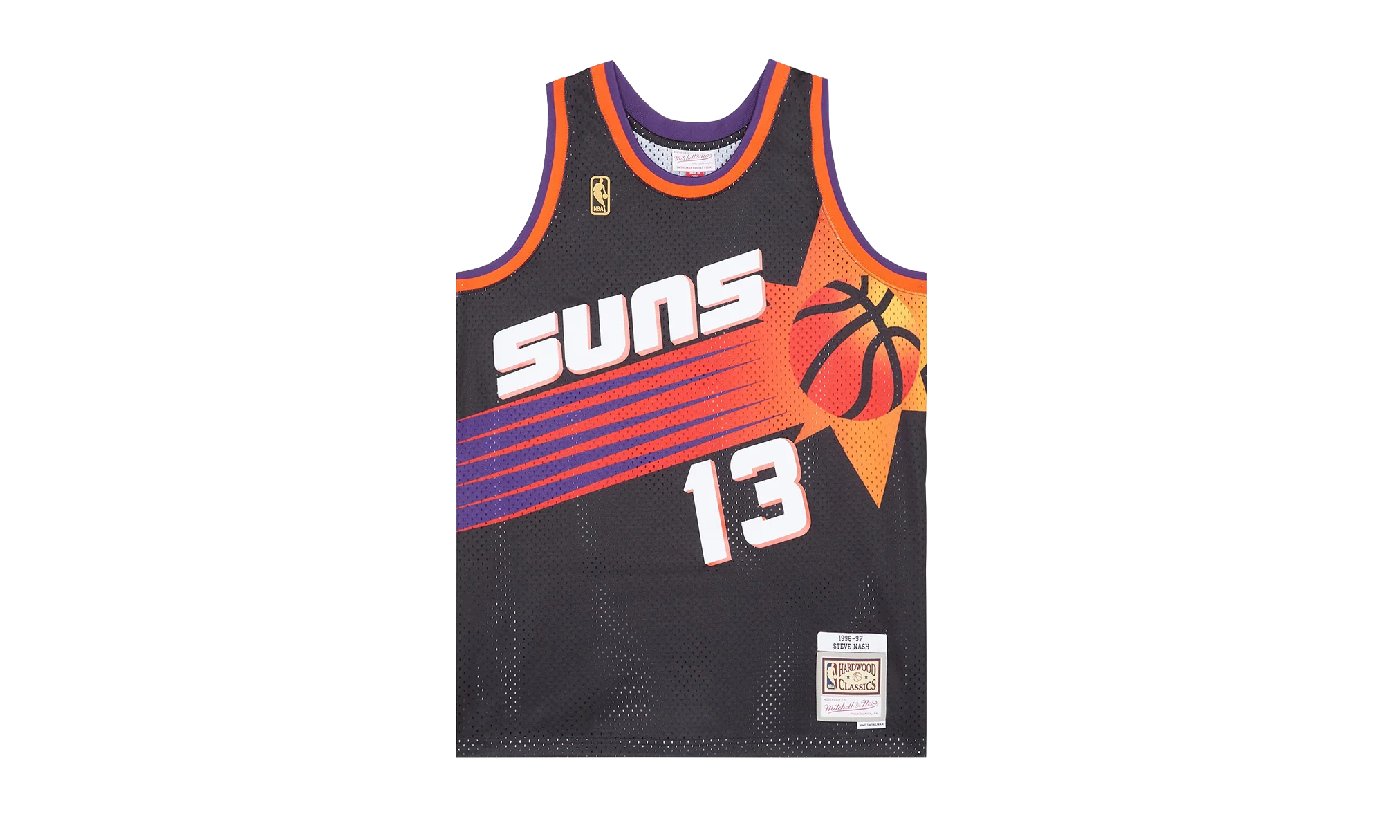 NBA Steve Nash Swingman Alternate Jersey "1996 Phoenix Suns - Black" SMJYGS18203 PSUBLCK96SNA