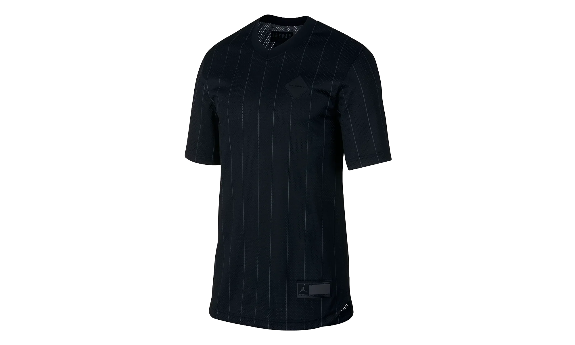 Air Jordan Retro 9 Sportswear Jersey Shirt "Black / Grey" AH9909 010