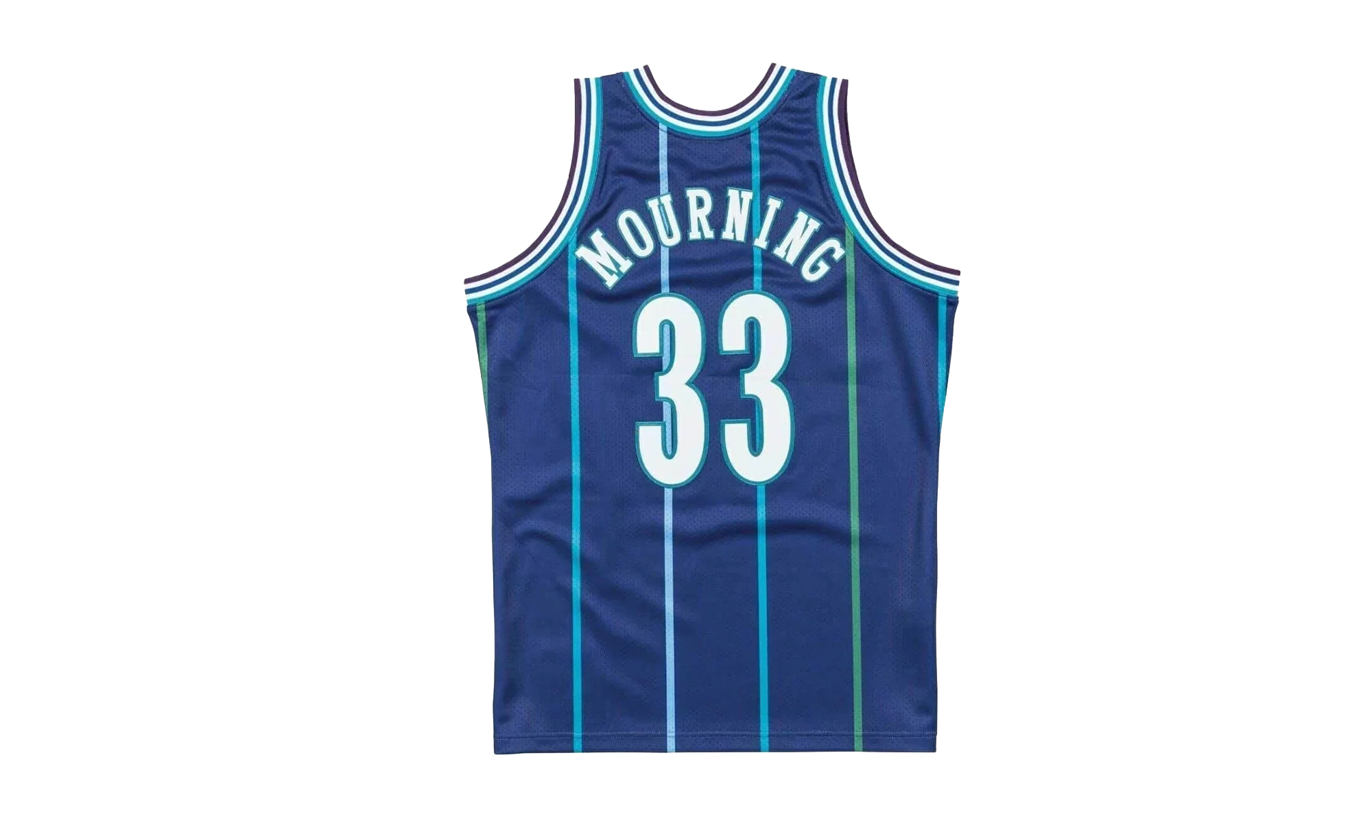 NBA Alonzo Mourning Authentic Jersey "1994 Charlotte Hornets - Dark Purple" AJY4LG19020 CHODKPR94AMO