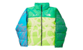 The North Face Youth Retro 1996 Nuptse Jacket "KW Safety Green Nuptse Print" KAWS202464