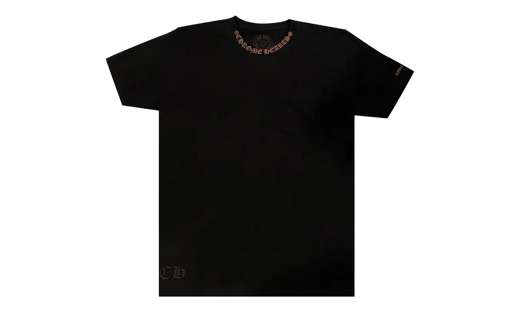 Script Collar Logo Short Sleeve "Black/Brown" CHRM0854