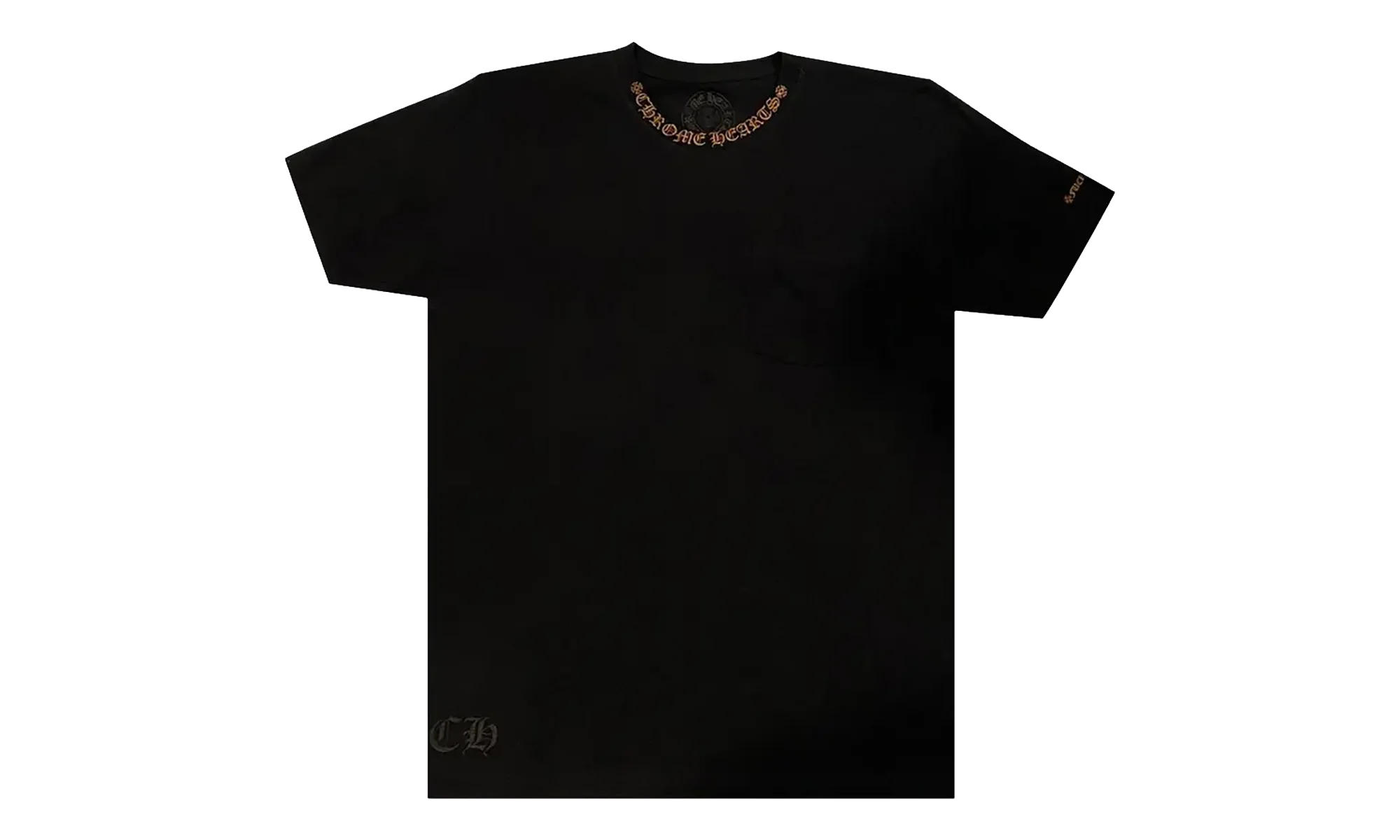 Script Collar Logo Short Sleeve "Black/Brown" CHRM0854