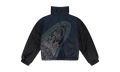 Diagonal Glass Puffer Jacket "Indigo" 11300910010AW23