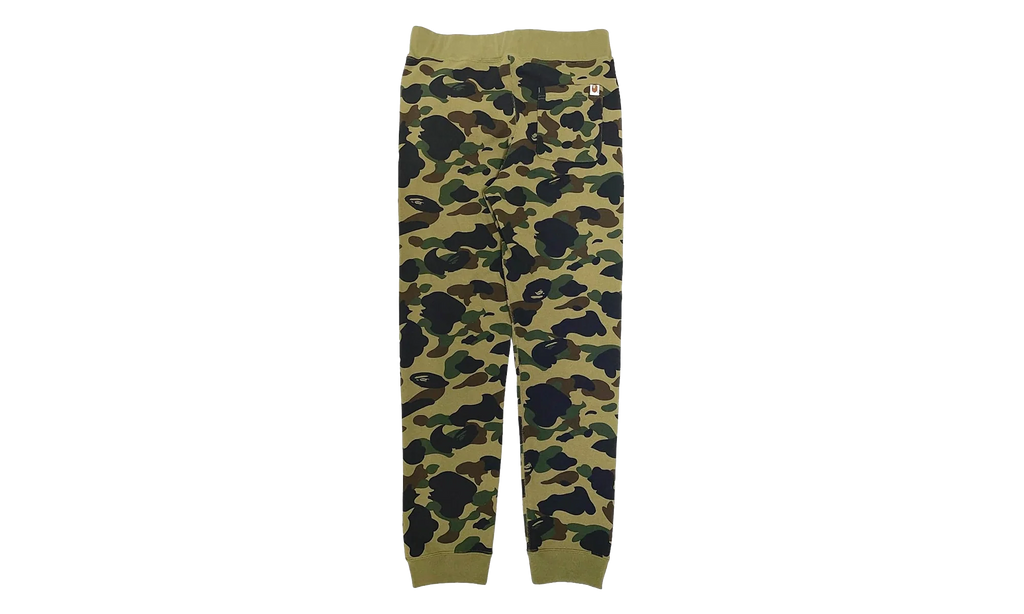 BAPE 1St Camo Shark Slim Sweatpants "Green Black" B1CSSGB