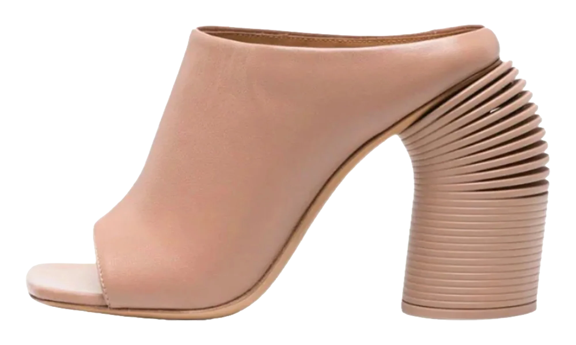 Spring Mule Sandals "Beige" OWIJ033F23LEA002