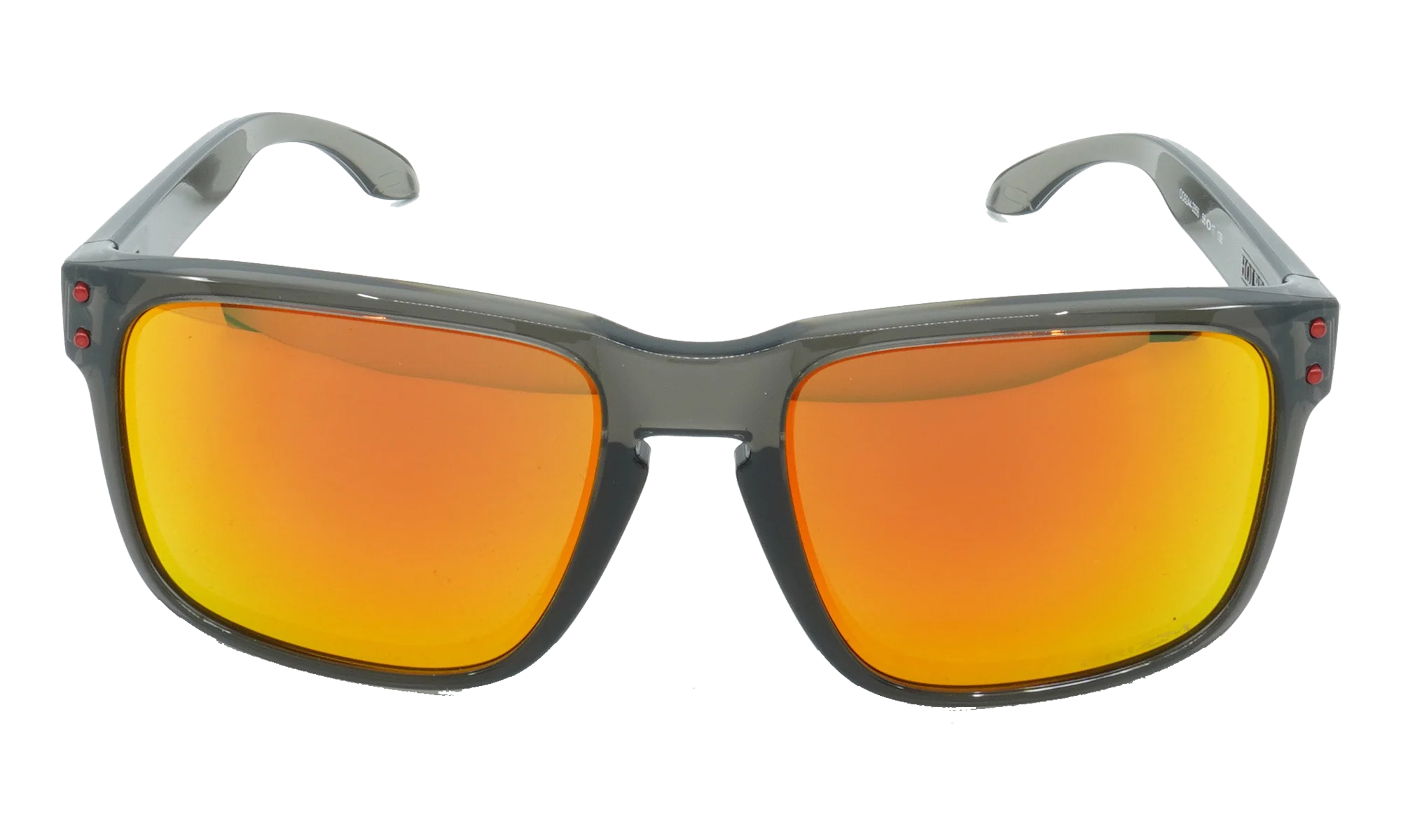 (Global Fit) Holbrook Sunglasses "Grey Smoke / PRIZM Ruby Iridium" OO9244 28