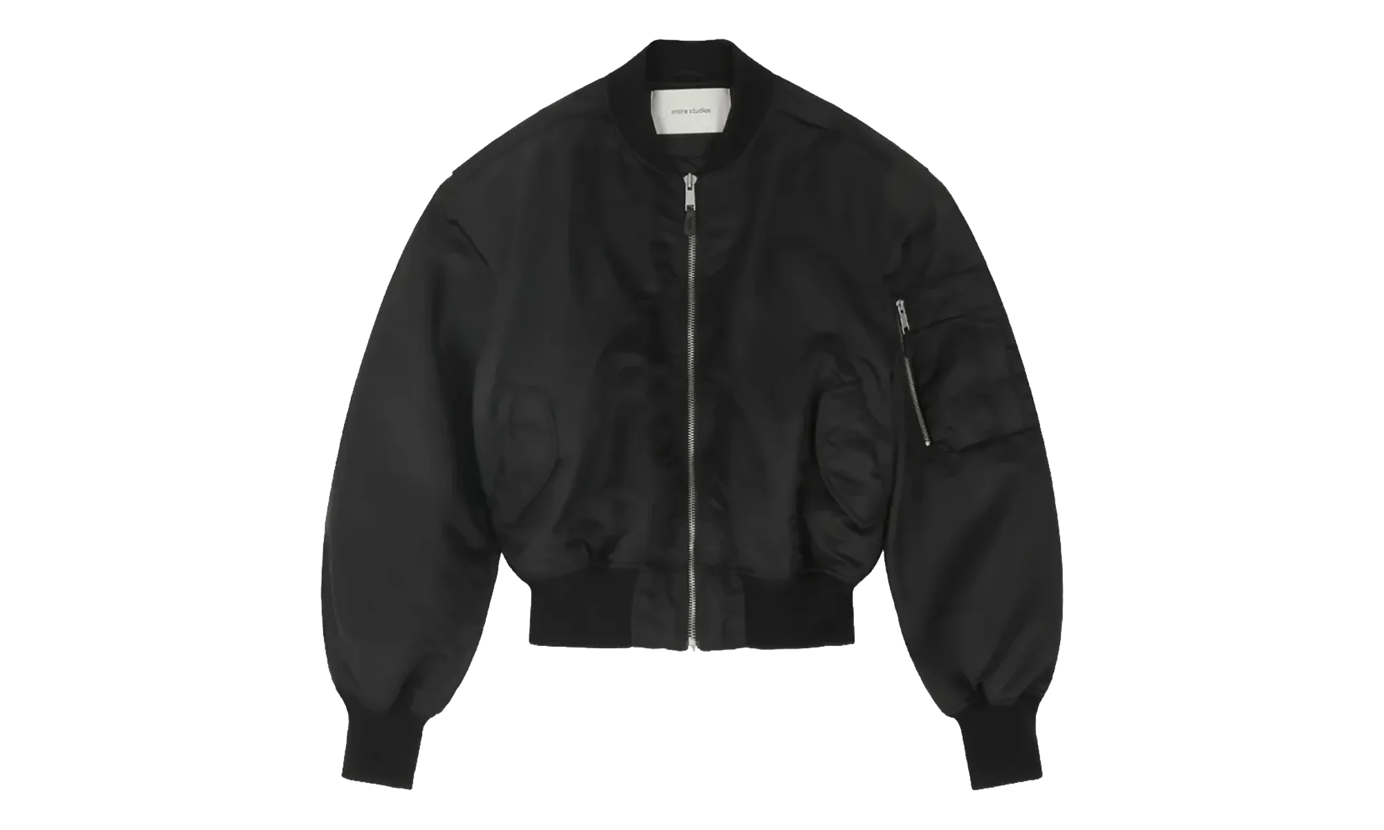 CROPPED BROAD BOMBER "Oil" ESSS26JA01005 6398