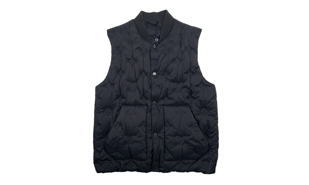 Monogram Quilted Vest "Grey" 1AB5FY