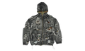 Hell Denim Camo Zip-Up Hoodie "Black" TC25JK2302