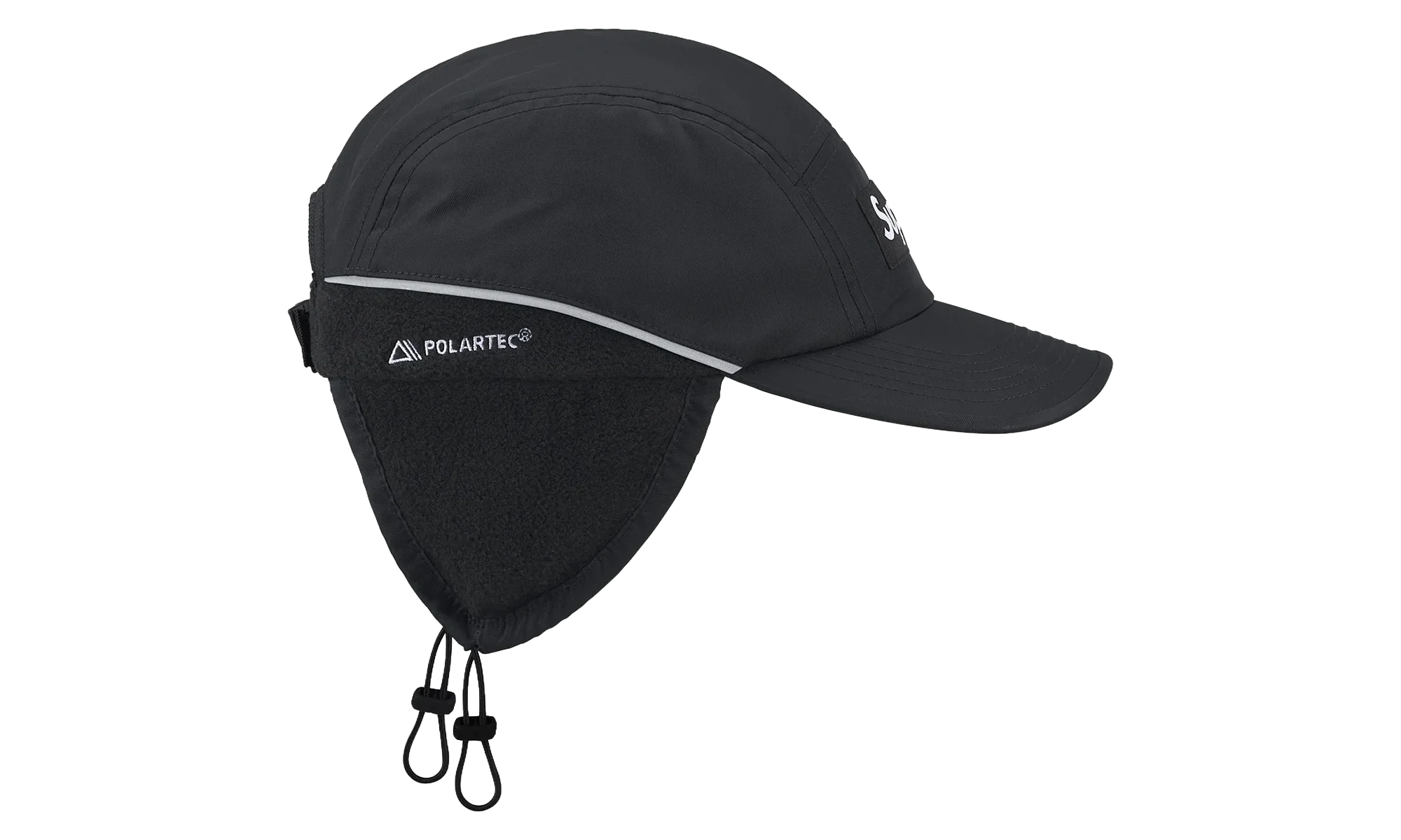 Polartec® Lined Packable Earflap Camp Cap "FW25 - Black" SU26946