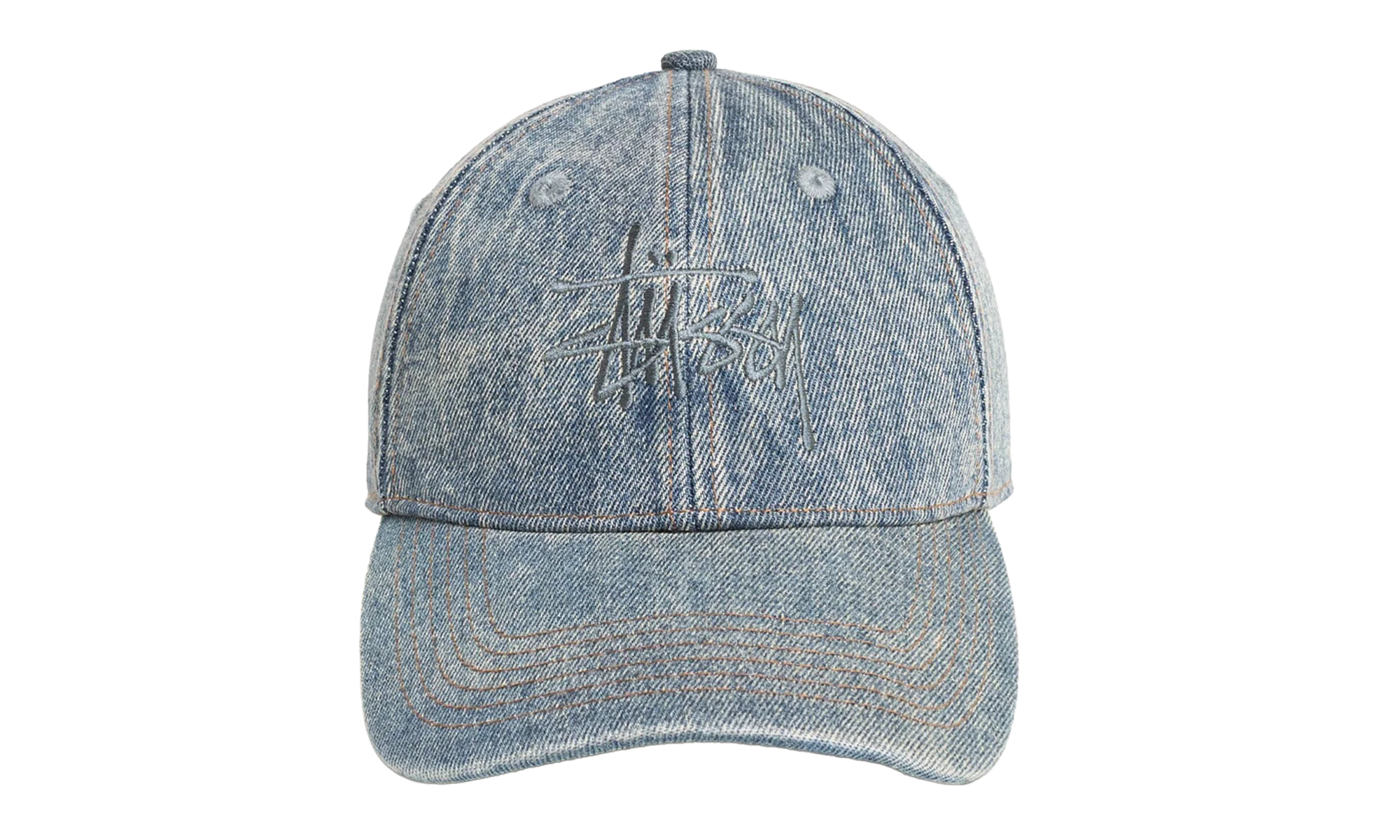 LOW PROFILE DENIM STRAPBACK "Indigo Stone Wash" STUS407
