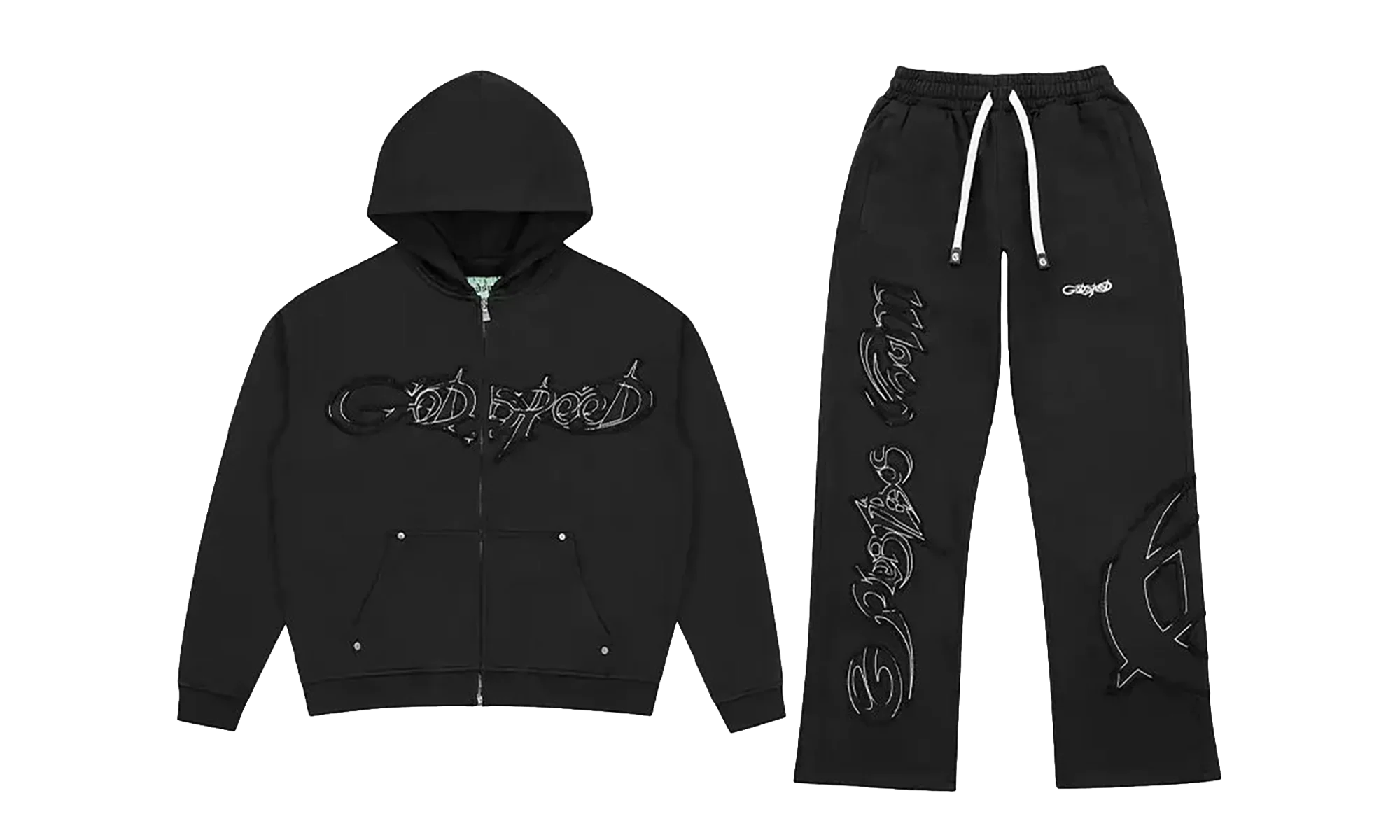 Raw Import Sweatsuit "Black Ny Boom" GS110
