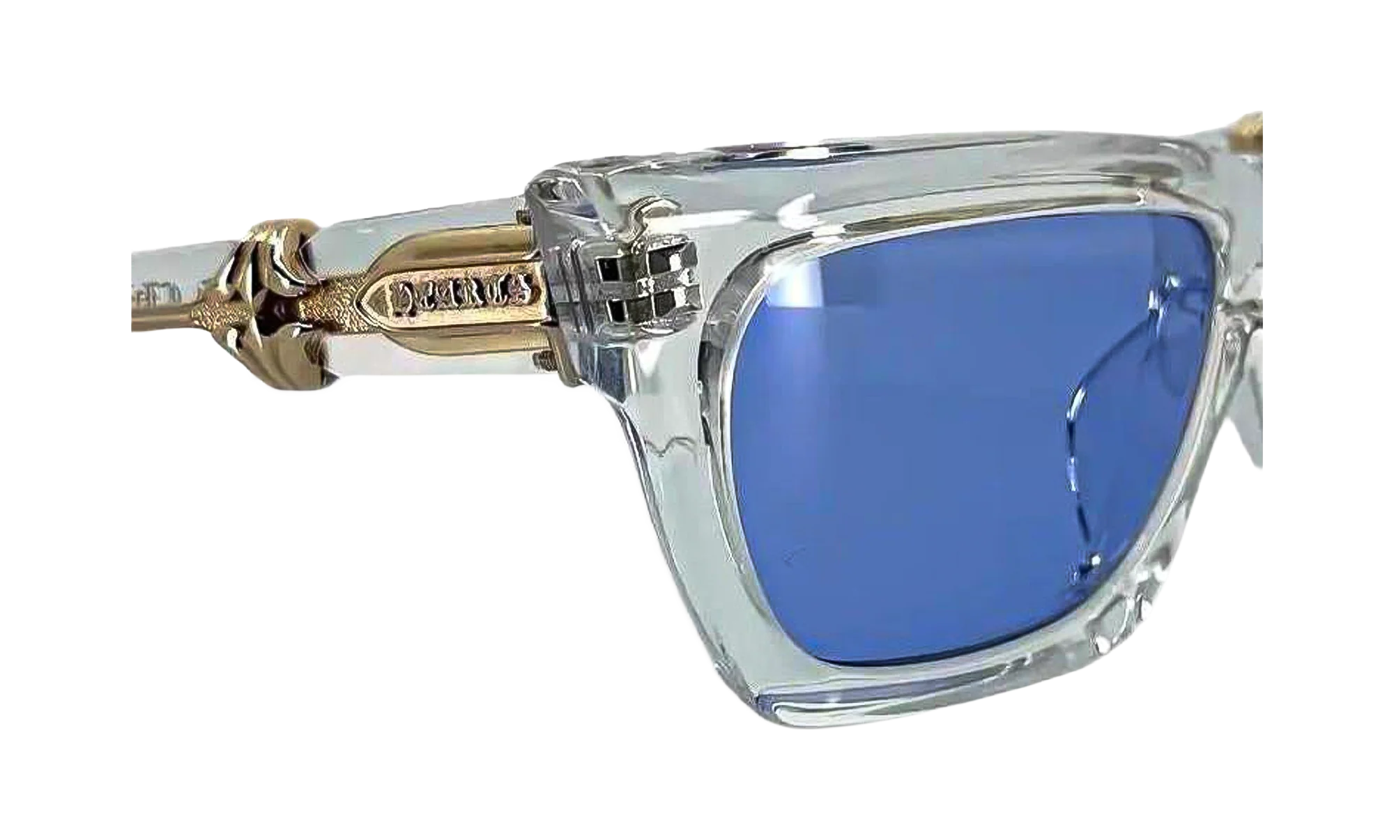 Clitterally Sunglasses "Transparent Gold" CHRM0984