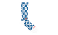 Matty Boy 99 Eyes Socks "Blue / White" CHRM0718