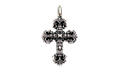 Filigree Cross Pendant With Ballchain "Silver" CHRM0803