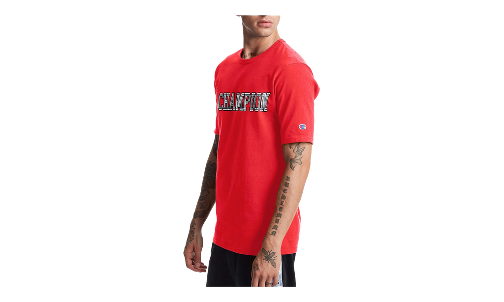 C-Life Heritage 3-D Logo T-Shirt "Red" GT19 586338 2WC