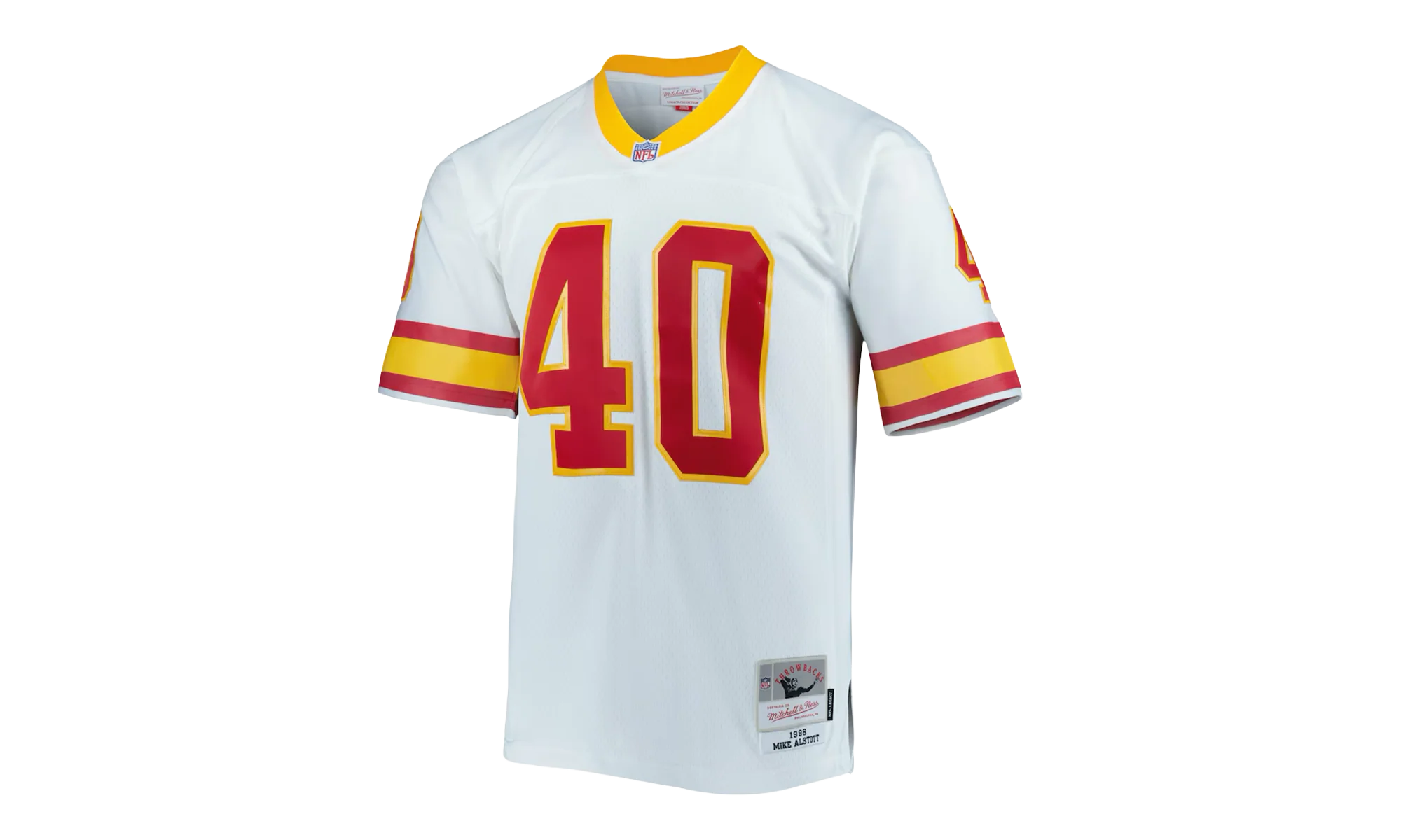 NFL Mike Alstott Legacy Jersey "1996 Tampa Bay Buccaneers - White / Creamsicle / Buccaneer Red" LGJY3158 TBB96MASWHIT 1