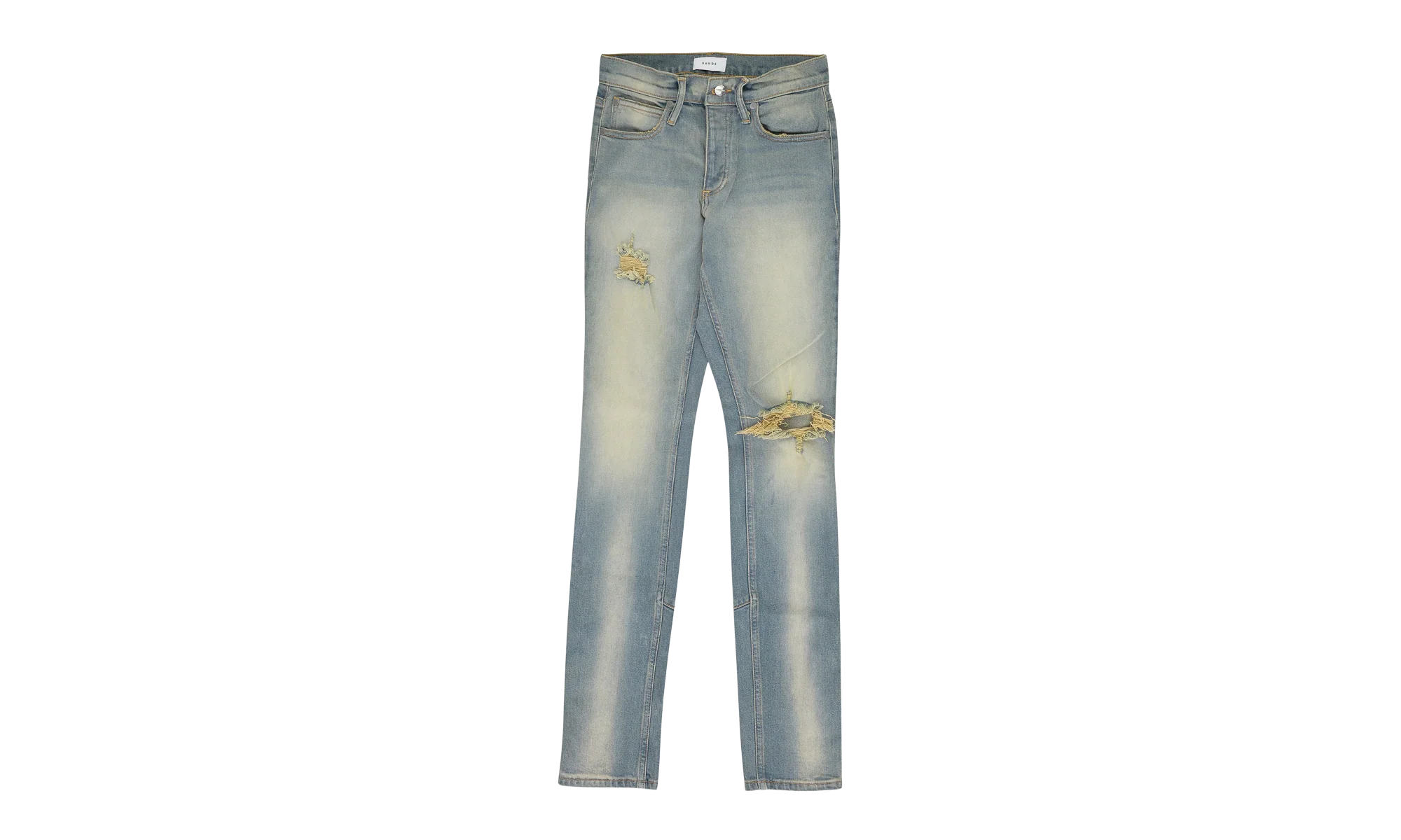 Straight-Fit Jeans "Blue / Yellow" RHD-MJNS-0030