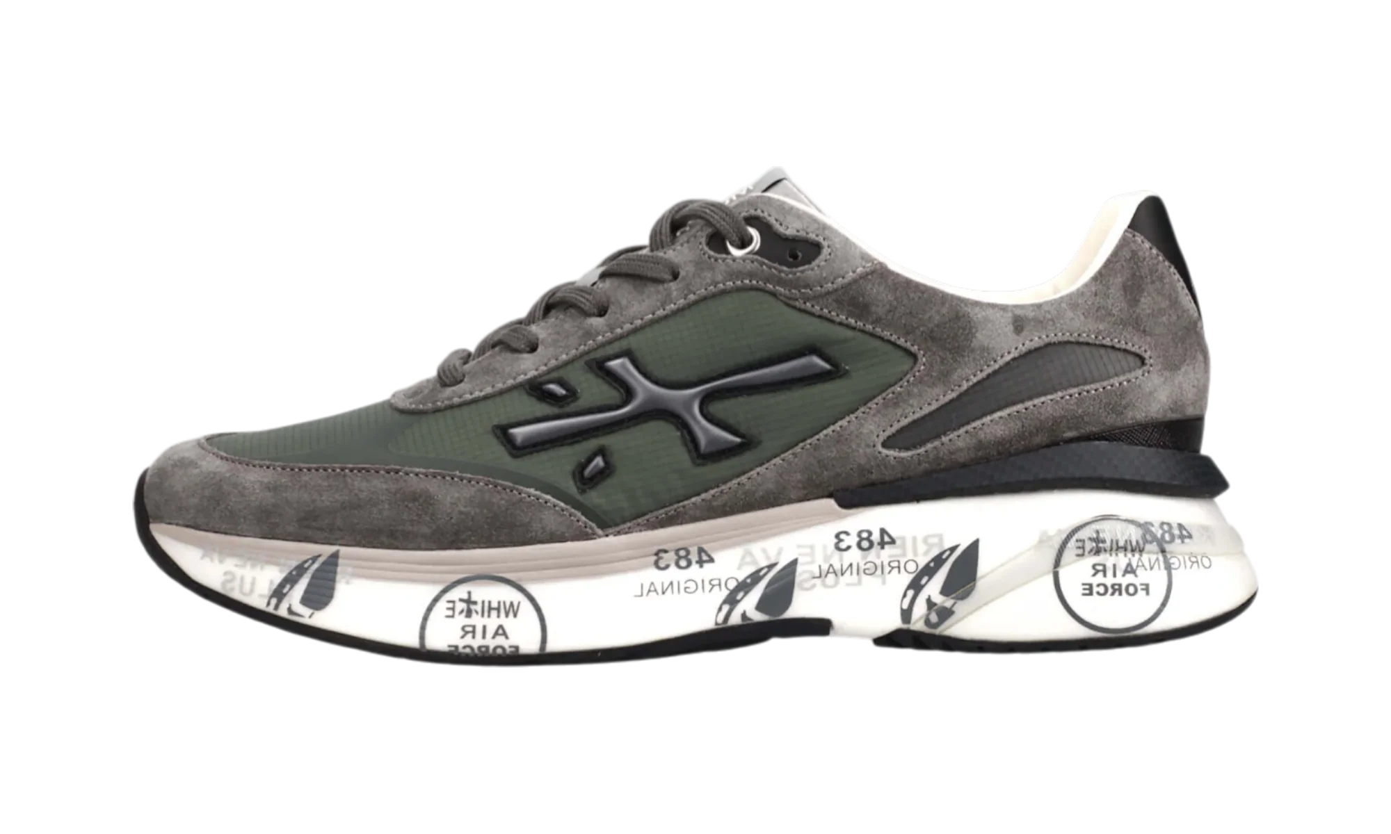 Morerun Italian Sneakers "Green" Moerun 7106