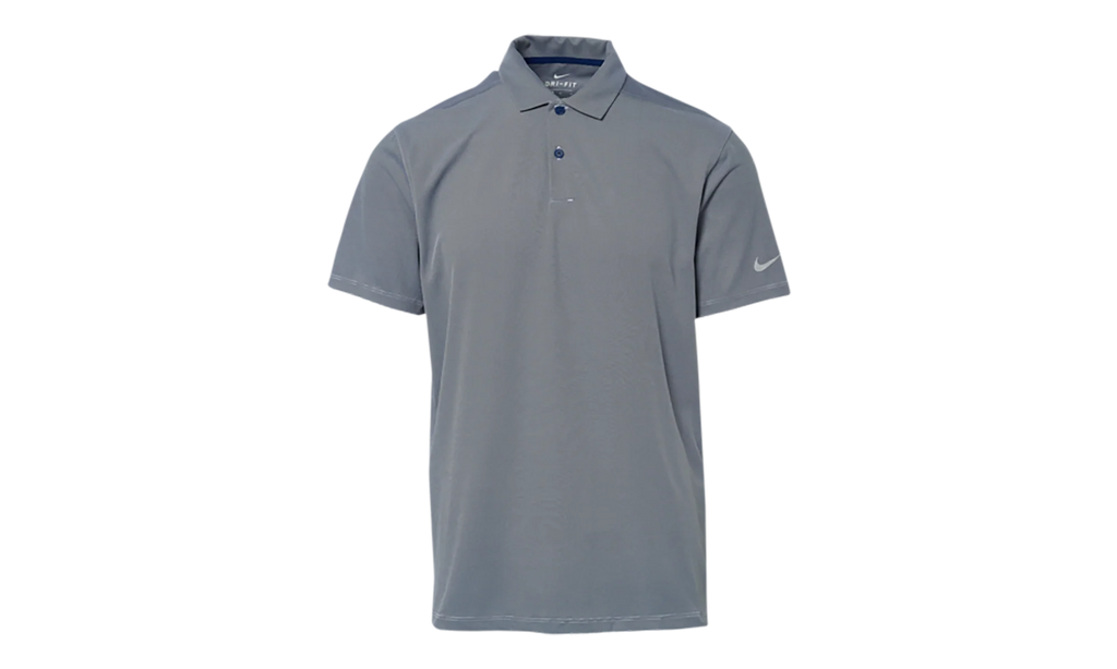 Dry Fit Victory Texture Golf Polo Shirt "Blue Void / Pure / Silver" BV6912 492