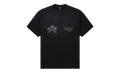 Hand Drawn Thoroughbred Dogs Tee "Aged Black" MLM100383 03