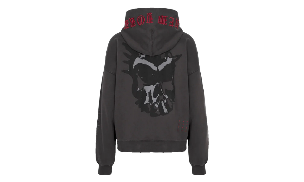 Ksubi Graff Ekcess Zip Thru Hoodie "Faded Black" MPS26FL005