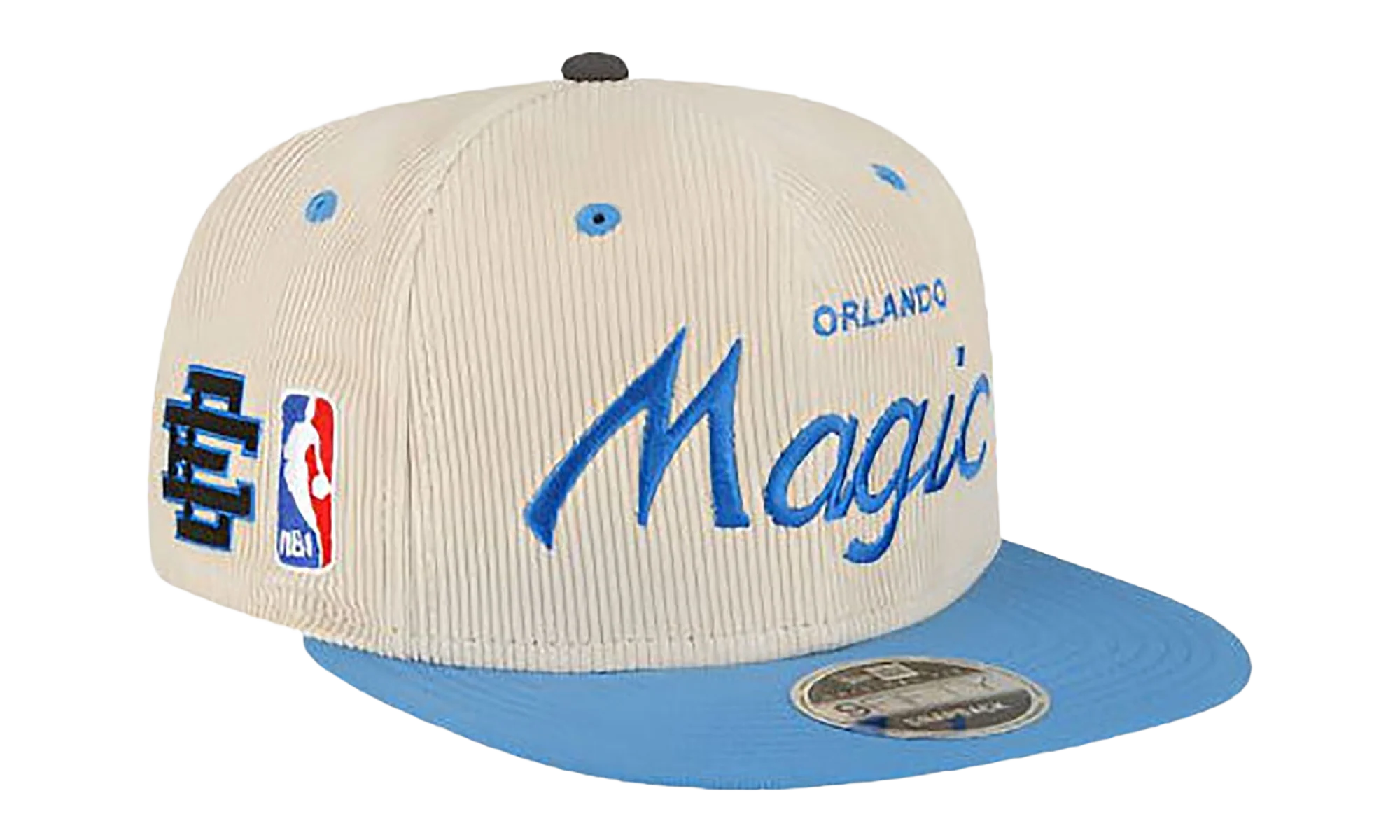 9FIFTY NBA ORLANDO MAGIC SNAPBACK HAT "ERIC EMANUEL - Cream/ Blue" EE437