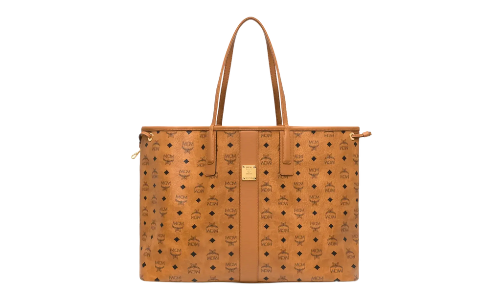 Large Liz Shopper in Visetos "Cognac" MWPCSVI02CO001