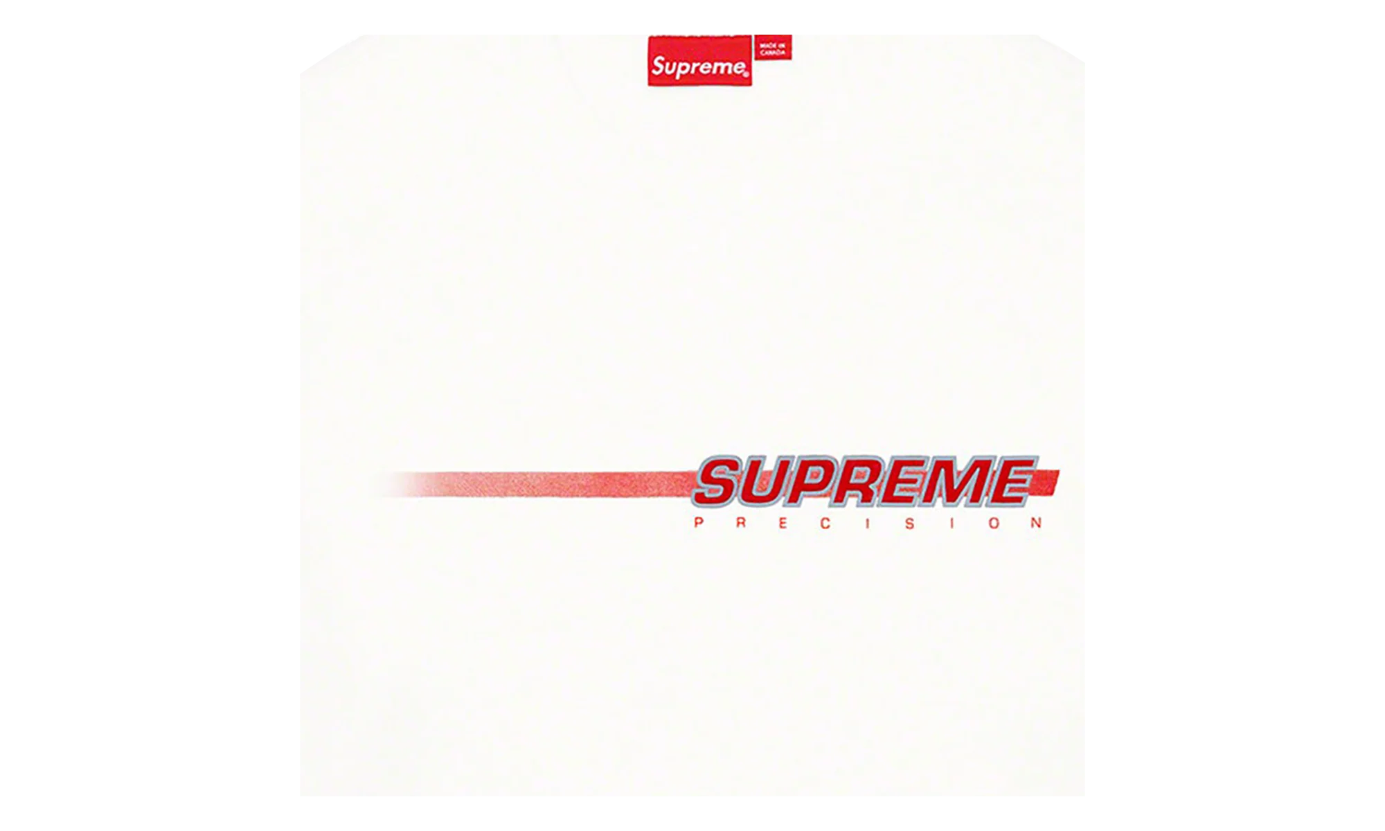 Precisione Crewneck "White" SS21SW83 WHT