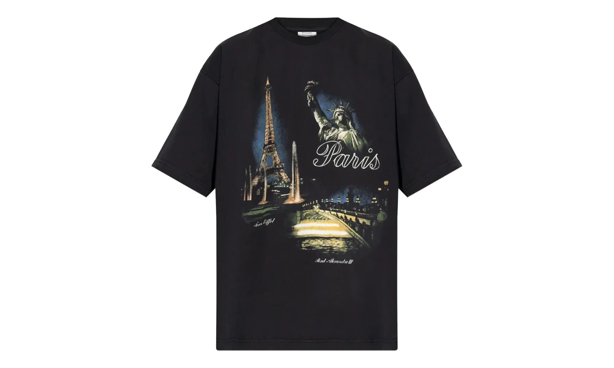 Paris Tourist T-Shirt "Black" ME76TR244B BLAC