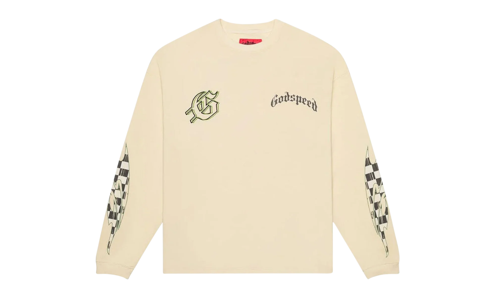 Crash Out L/S T-shirt "Bone" RUXIO7C8