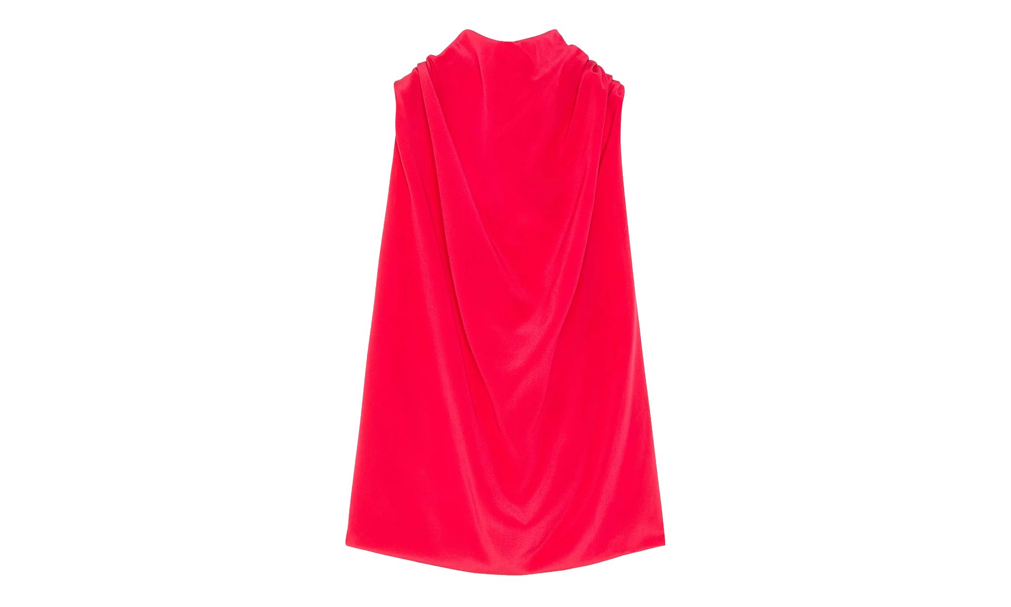 SILK SLEEVELESS SCARF TOP "Red" RW TO0011 5735 A23 594