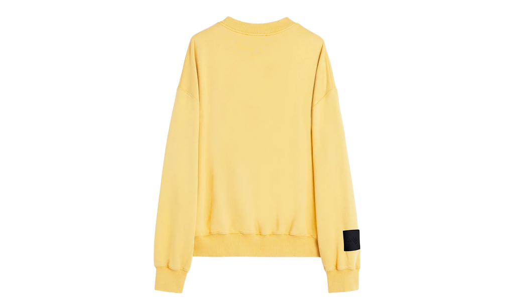 PRINTED COTTON SWEATSHIRT "Yellow" RU SS0016 J120 P24 810