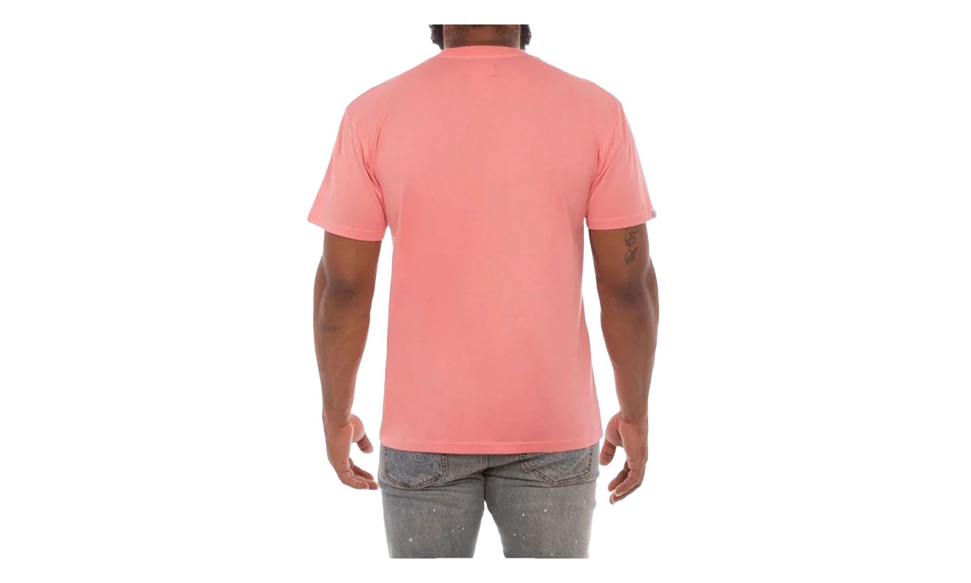Knit Short Sleeve T-Shirt "Peach Blossoms" 851 1303 PB